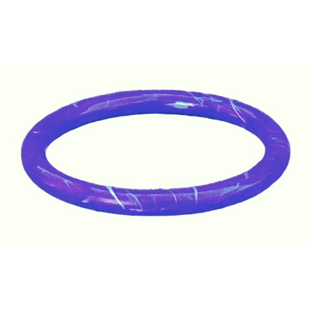 Vintage Marbled Cobalt Blue Glass Bangle Bracelet Size Extra Small